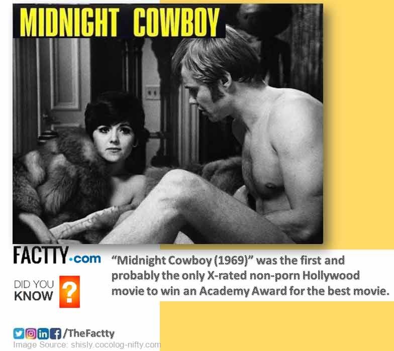 midnight cowboys movie scene, x rated movie won oscars