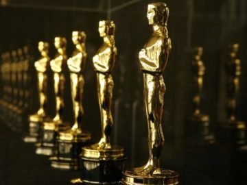 oscars trophies on display