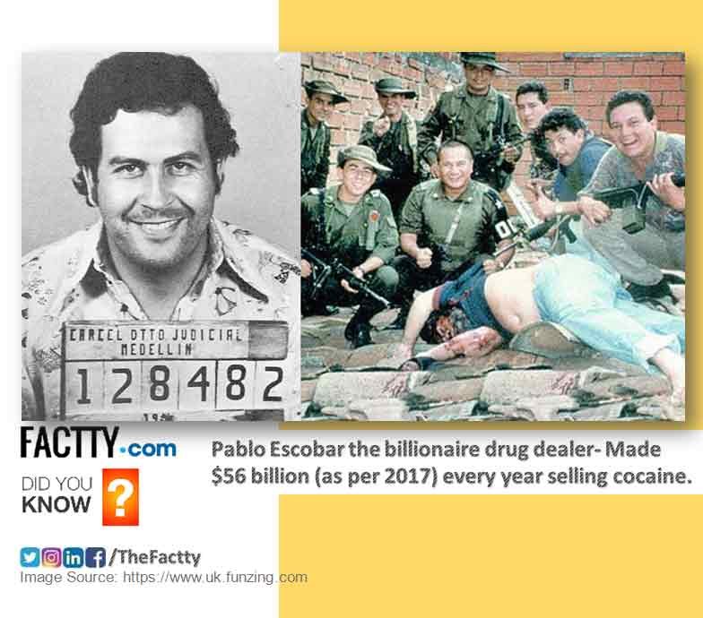 pablo escobar arrest image and dead image